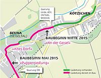 Lageplan Beuna